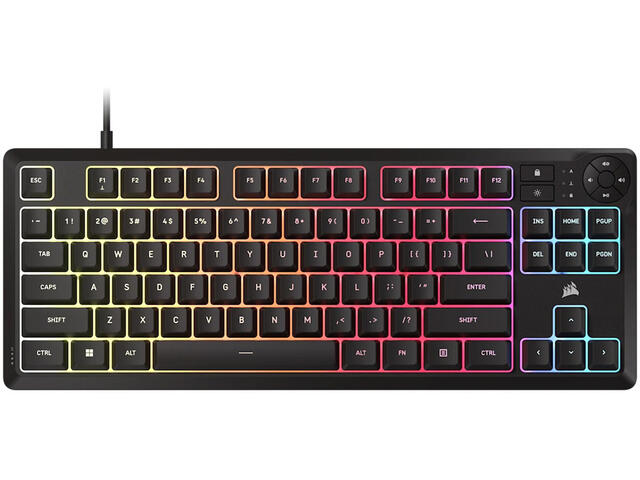 Клавиатури Corsair K55 CORE TKL RGB Gaming Keyboard