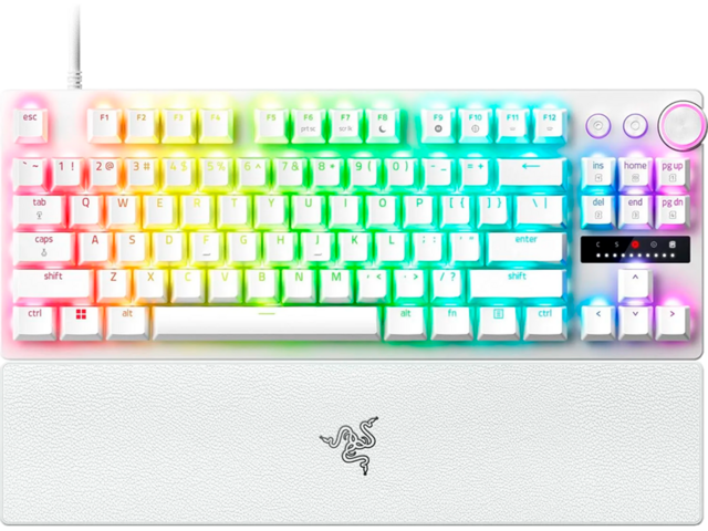 Клавиатури Razer Huntsman V3 Pro Tenkeyless, White