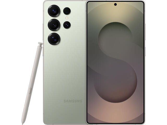 Смартфони Samsung Galaxy S25 Ultra - 12GB RAM / 256GB, Titanium Green Разопакован продукт