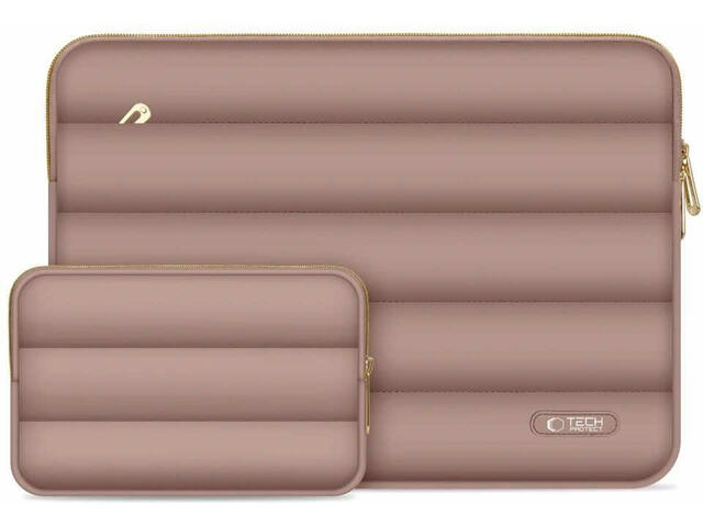 Чанти за Лаптопи Tech-Protect Puffy Laptop Sleeve 14", кафяв