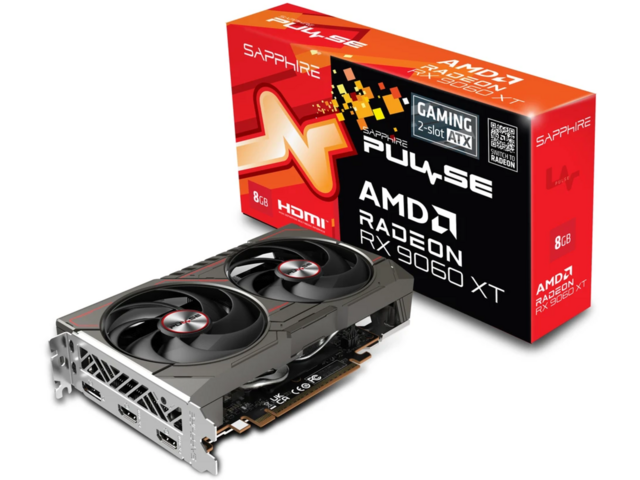 Видео карти Sapphire PULSE AMD Radeon RX 9060 XT 8GB