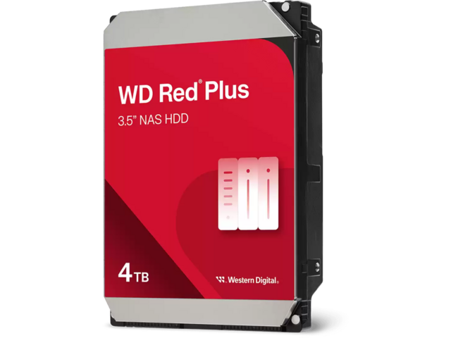 Твърди дискове 4TB Western Digital Red Plus NAS