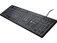 Клавиатури Natec Keyboard Herring Glow US, White Backlight