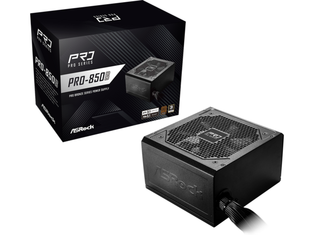 Захранвания за компютри ASRock PRO-850B ATX 3.1