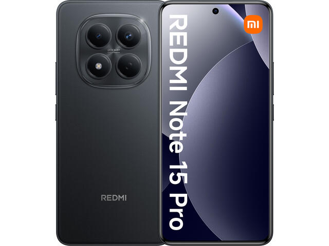 Смартфони Xiaomi Redmi Note 15 Pro - 8GB RAM / 256GB, Black