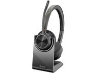 Слушалки HP Poly Voyager 4320 UC Stereo USB-A Headset +BT700 USB-A Adapter +Charging Stand (77Y99AA)