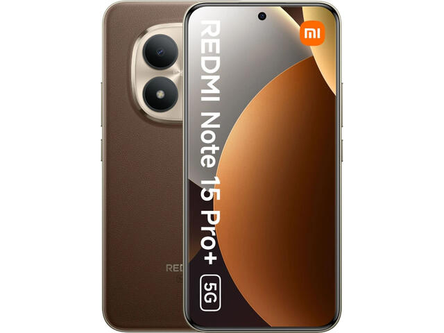 Смартфони Xiaomi Redmi Note 15 Pro+ 5G - 8GB RAM / 256GB, Mocha Brown