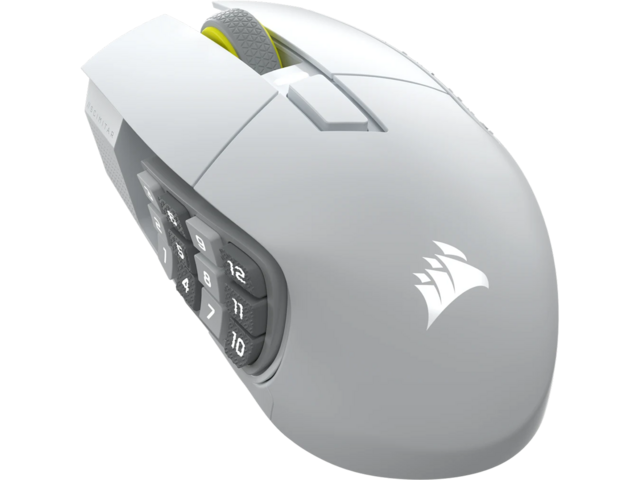 Мишки CORSAIR SCIMITAR ELITE WIRELESS SE Gaming Mouse, White
