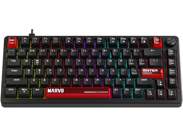 Клавиатури Marvo Arma 82 KG936 - 1K, (English US)