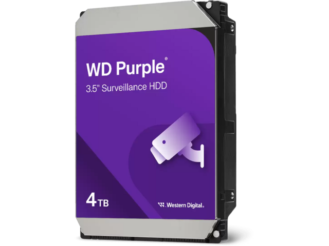 Твърди дискове 4TB Western Digital Purple Surveillance