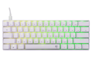 Клавиатури White Shark SHINOBI v2, Brown switches, бяла