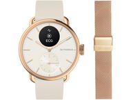 Смарт часовници Withings Bundle Scanwatch 2 / 38mm (including Milanese wristband Rose Gold) - Rose Gold