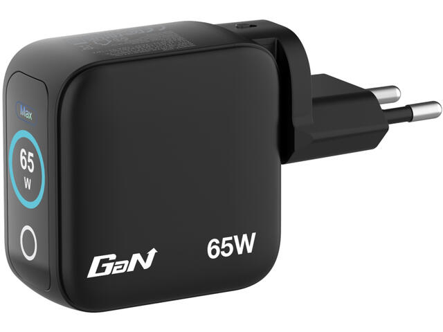 Зарядни устройства Verbatim Mini GaN Charger 65W with Display