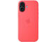 Калъфи Apple iPhone 17 Silicone Case with MagSafe - Bright Guava (SEASONAL)