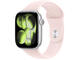 Каишки Apple Watch 46mm Sport Band: Soft Pink Sport Band - S/M (SEASONAL)