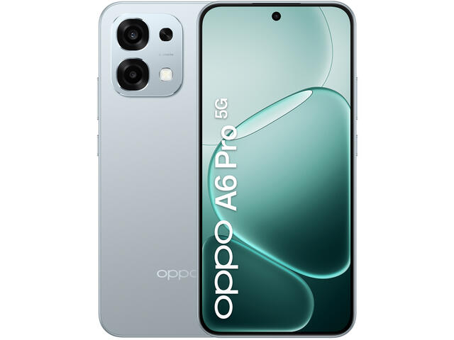 Смартфони Oppo A6 Pro 5G - 8GB RAM / 256GB, Lunar Titanium