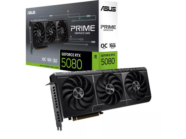 Видео карти ASUS PRIME GeForce RTX 5080 16GB OC Edition
