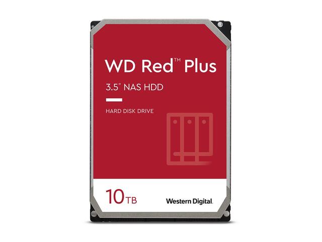 Твърди дискове 10TB 7200rpm WD Red Plus Internal NAS HDD