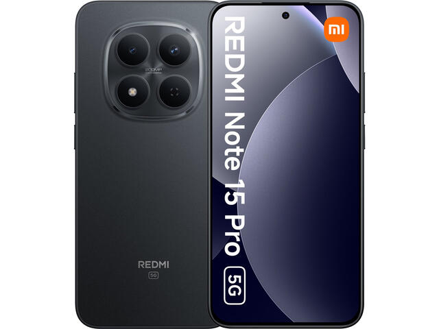 Смартфони Xiaomi Redmi Note 15 Pro 5G - 8GB RAM / 256GB, Black