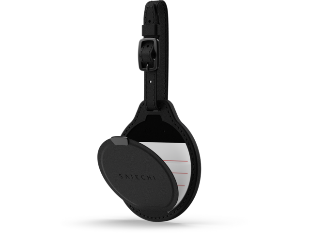 Тракери Satechi Vegan-Leather FindAll Luggage Tag - Black