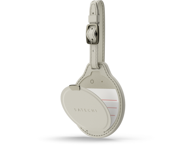 Тракери Satechi Vegan-Leather FindAll Luggage Tag - Sand