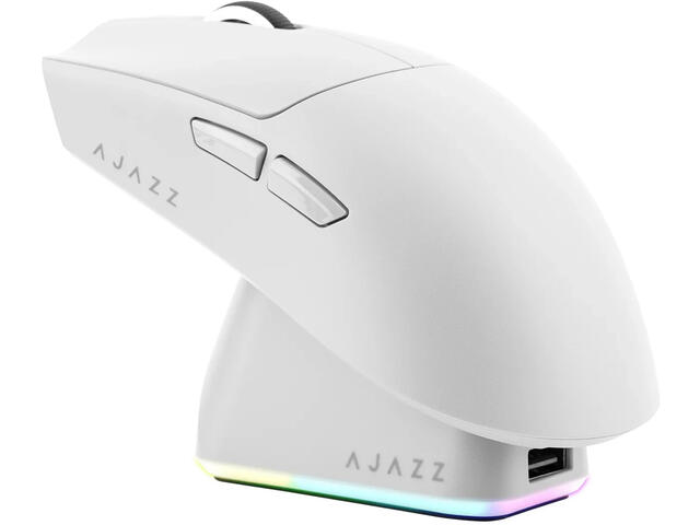 Мишки Ajazz AJ139P V3 MC - 1K, Magnetic Charging Dock, White
