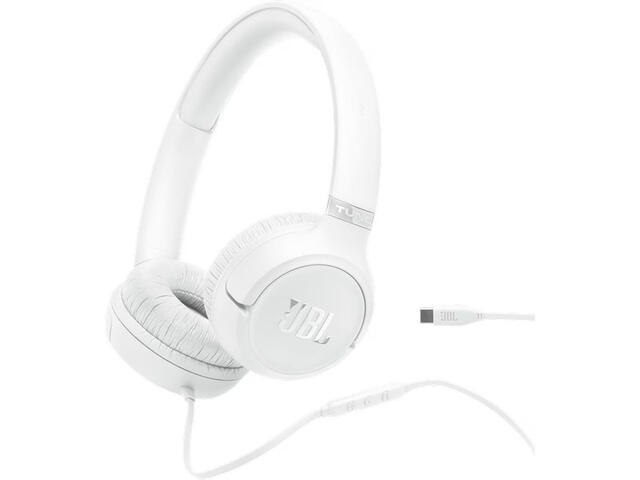 Слушалки JBL Tune 520C USB-C, White