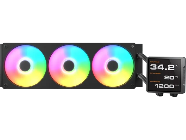 Охладители COUGAR Poseidon Vistek Pro ARGB 360 AiO Black