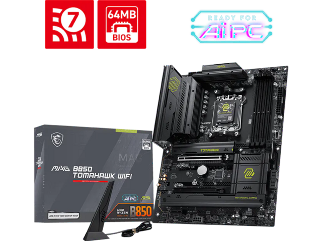 Дънни платки MSI MAG B850 TOMAHAWK WIFI