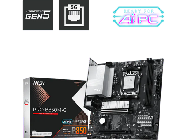 Дънни платки MSI PRO B850M-G