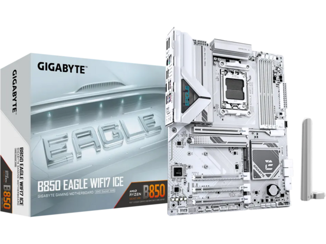 Дънни платки GIGABYTE B850 EAGLE WIFI7 ICE