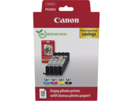 Консумативи Canon CLI-581 BK/C/M/Y Ink Cartridge + Photo Paper Value Pack