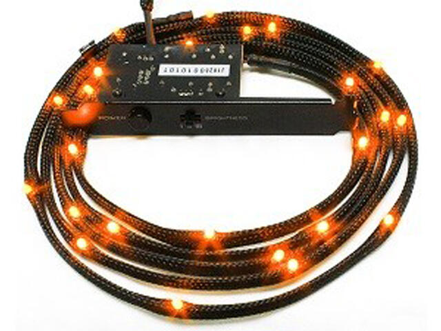 LED осветление NZXT LED Кабел Оранжев - 1 метър