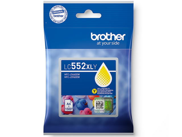 Консумативи Brother LC-552 XL, Yellow