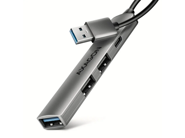 USB Хъб Axagon USB 4-в-1 хъб