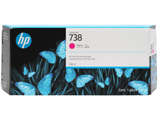 Консумативи HP 738 300-ml, Magenta