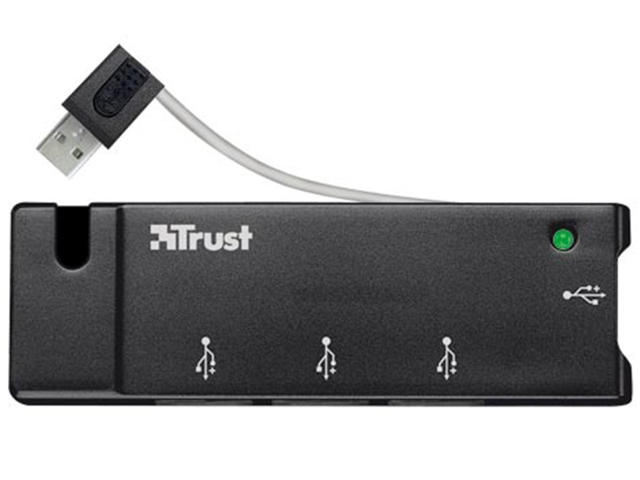 Джаджи TRUST 4-портов USB2 Mini хъб HU-4445p