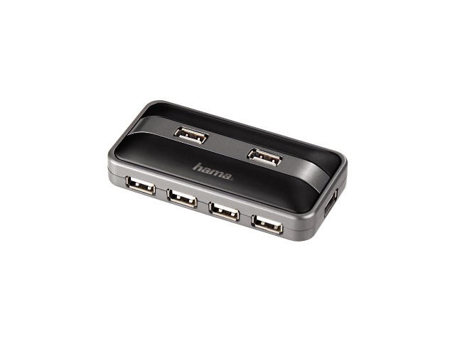 Джаджи Hama USB 2.0, 7-портов хъб