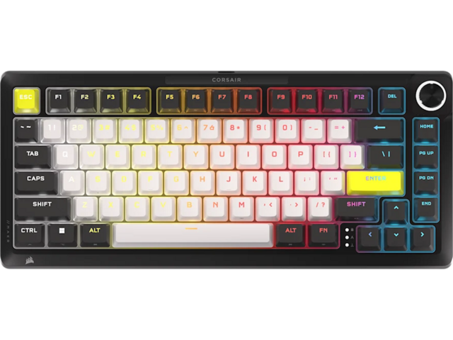 Клавиатури Corsair MAKR PRO 75 Hall Effect DIY Keyboard, Carbon