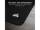 Падове Corsair MM Anti-fray Cloth Gaming Mouse Pad – Medium, Black