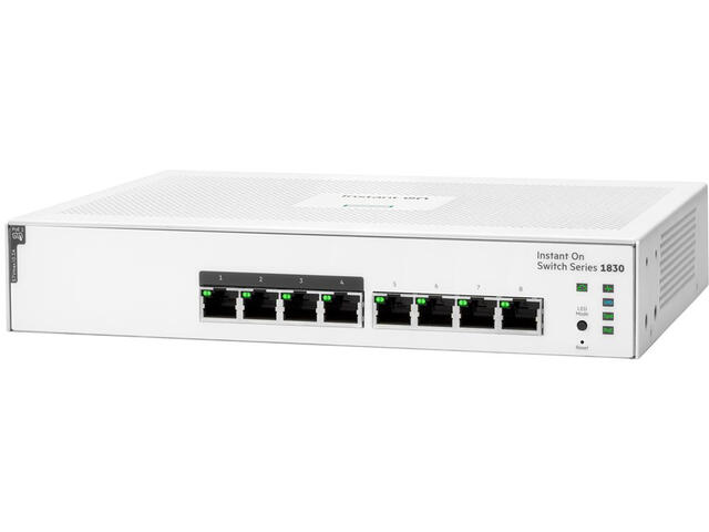 Мрежово оборудване HPE Aruba Switch IOn 1830 8G 65W