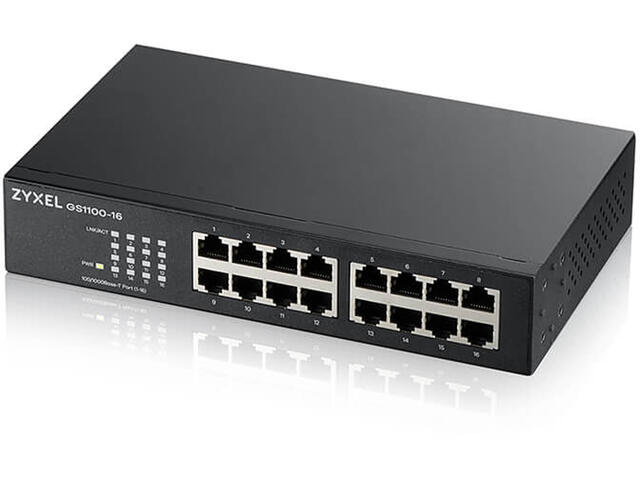 Мрежово оборудване Zyxel GS1100-16v4