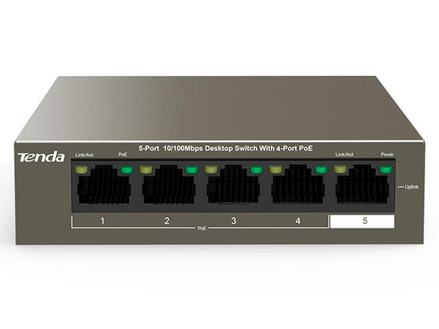 Мрежово оборудване Tenda TEF1105P-4-63W
