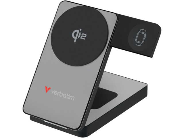Външни батерии Verbatim Charge 'n' Go Qi2 Power Bank 10000mAh Magnetic Wireless Charging - Grey