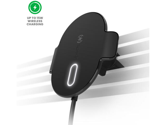 Зарядни устройства Speck Wireless Charging Car Vent Mount + ClickLock - Black