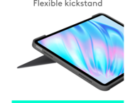 Клавиатури Logitech Combo Touch for  iPad Air 11-inch (M2, M3 & M4), iPad Air (5th gen), Oxford Grey English International (QWERTY)