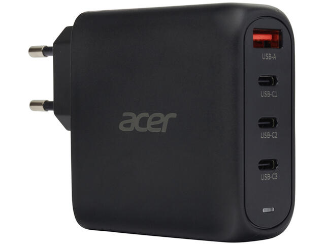 Зарядни устройства Acer 100W GaN PD Charger, Black