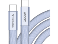 Кабели и Адаптери Verbatim Sync & Charge SoftTouch Cable 100W USB-C® to USB-C, 120cm, Purple