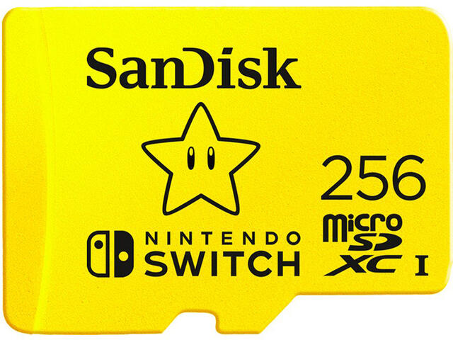 Карти памет 256GB SANDISK microSDXC card за Nintendo Switch
