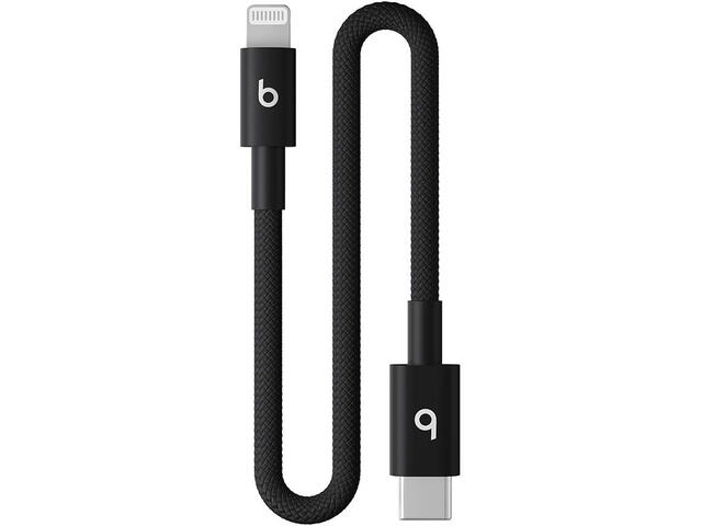 Кабели и Адаптери Beats USB-C to Lightning Woven Short Cable (20 cm) - Bolt Black